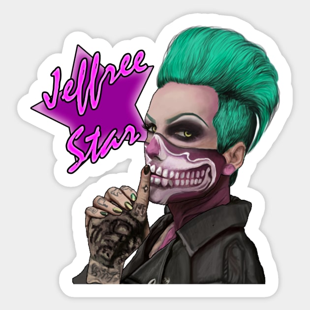 Jeffree Star Sticker by Sierrapuz